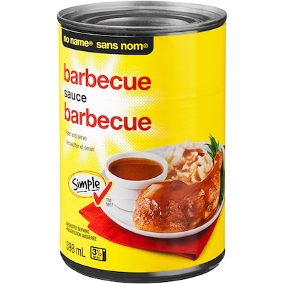 Sans Nom Sauce barbecue 398 ml, 0,32 $/100ml