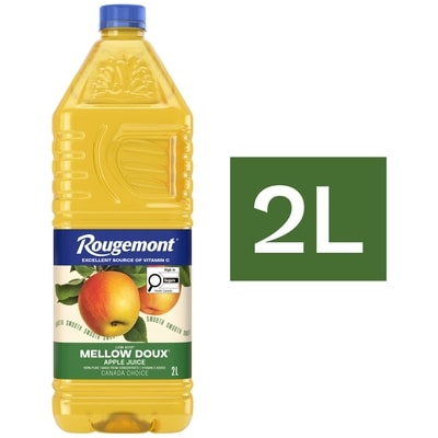 Rougemont No Sugar Added Low Acid Mellow Apple Juice 2 l, $0.26/100ml