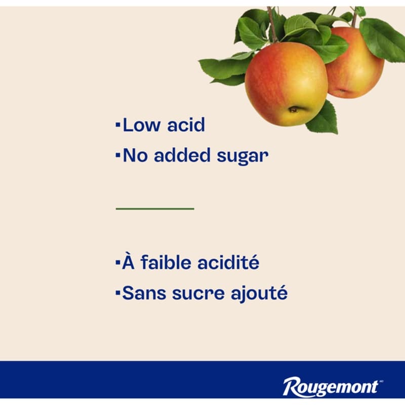 No Sugar Added Low Acid Mellow Apple Juice