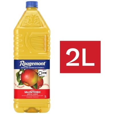Rougemont 100% Pure McIntosh Apple Juice 2 l, $0.26/100ml