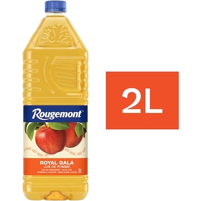 Rougemont Jus de pomme Royal Gala 100 % pur 2 l, 0,24 $/100ml
