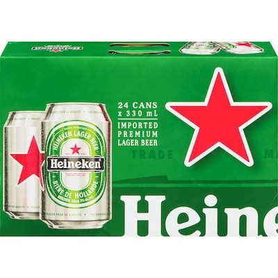 Heineken Full-Bodied Premium Lager (ID required at pick-up) 24x330.0 ml, $0.56/100ml