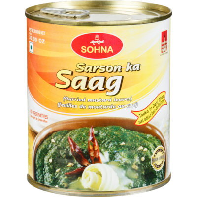 Sohna Sarson ka saag 850 g, 0,66 $/100g