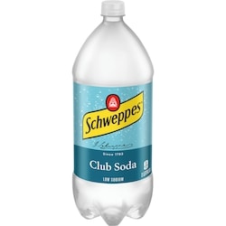 Schweppes Club Soda 2 l, $0.15/100ml