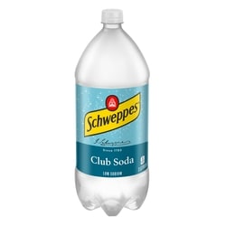 Schweppes Club Soda 2 l, $0.14/100ml