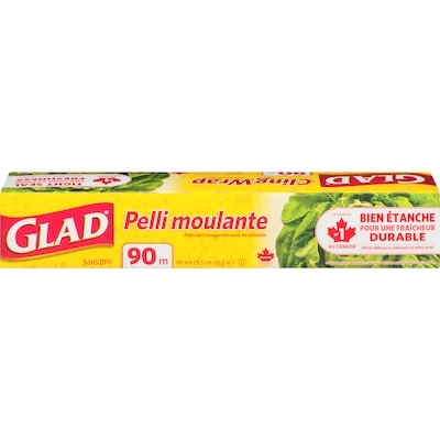 Glad Pelli moulante rouleau de 90 m 1 ea, 6,49 $/1ch
