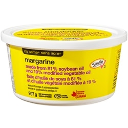 Sans Nom Margarine molle 907 g, 0,61 $/100g