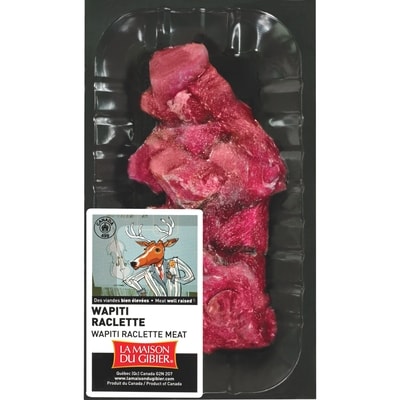 La Maison du Gibier Cubes de raclette de cerf élaphe 200 g, 5,00 $/100g
