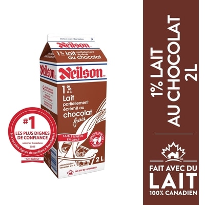 Neilson Lait au chocolat 2 l, 0,30 $/100ml