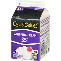 Central Dairies 35% Whipping Cream - 500 ml | Dominion Stores of