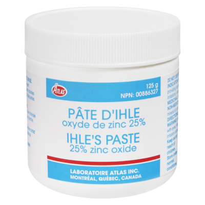 Atlas Pâte d’oxyde de zinc 125 g, 5,19 $/100g