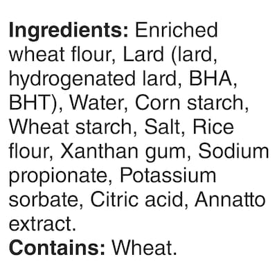 Pie Crusts, Refrigerated Pre-Made Dough