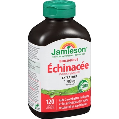 Échinacée biologique à puissance élevée 1 200 mg