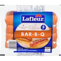 Lafleur Saucisses fumées style BBQ 450 g, 0,44 $/100g