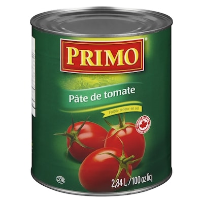 Primo Pâte de tomate 2.84 l, 0,30 $/100ml