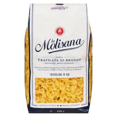 Molisana 100% Durum Wheat Semolina Pasta Tripoline N°68 450 g, $0.44/100g