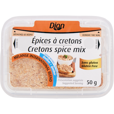 Dion Mélange d’épices à creton 50 g, 5,00 $/100g
