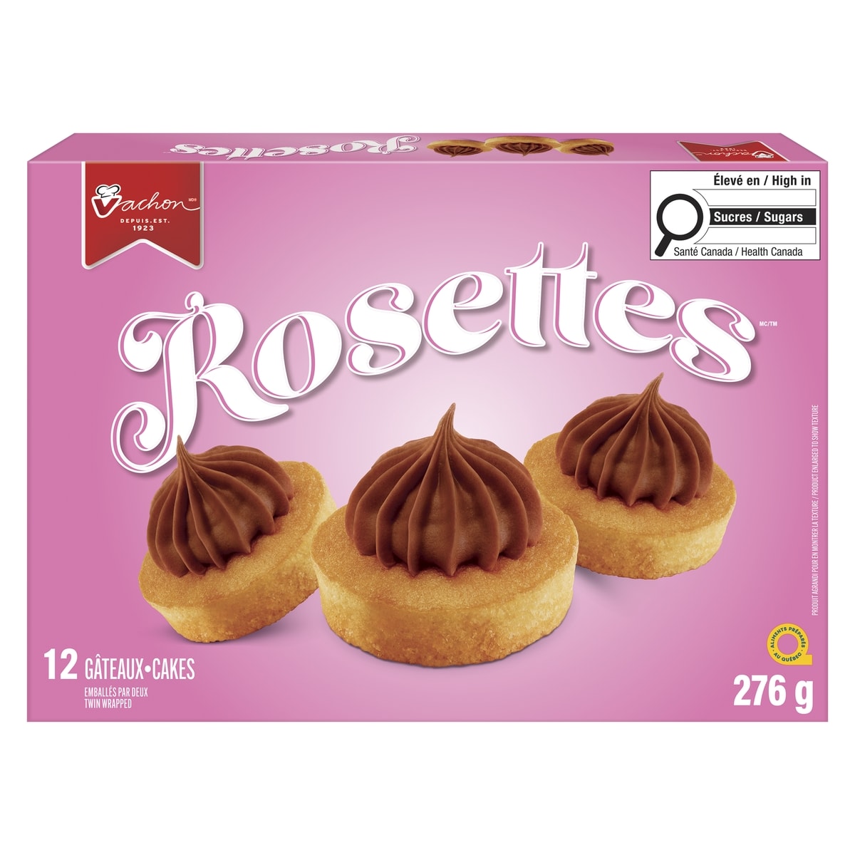 Vachon Rosettes, glacées 276 g, 1,45 $/100g