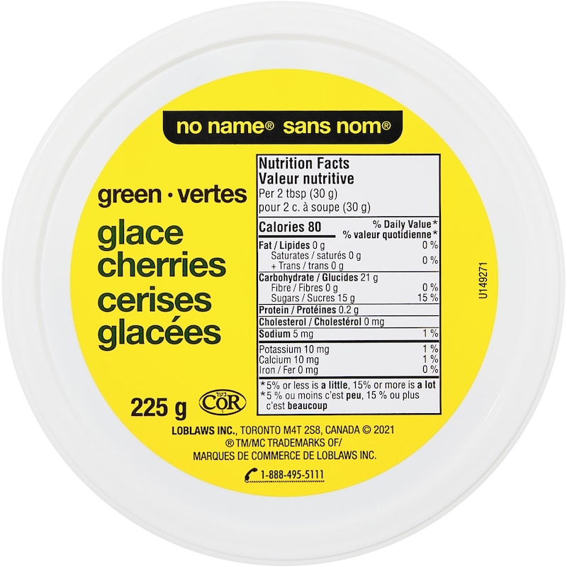 Green Glace Cherries