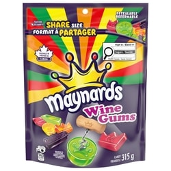 Maynards Wine Gums Candy, Gummy Candy, Sharing Size 315 g, $1.27/100g
