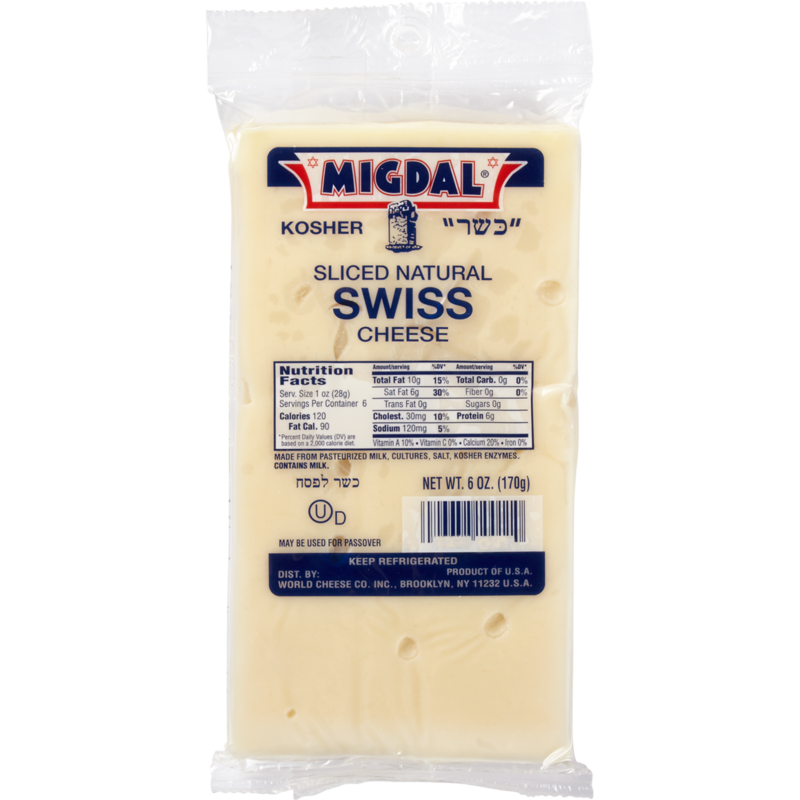 Sliced Cheese, Swiss