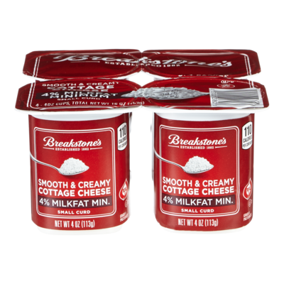 Breakstone Kosher Cottage Cheese, 4% 4x113.0 g, $2.32/100g