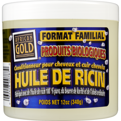 African Gold Revitalisant à l’huile de ricin pour cheveux et cuir chevelu 340 g, 4,26 $/100g