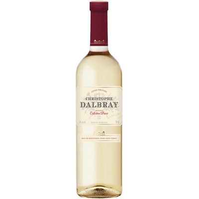 Christophe Dalbray Christophe Dalbray Vin Blanc (Pièce d’identité requise au moment du ramassage) 750 ml, 1,33 $/100ml
