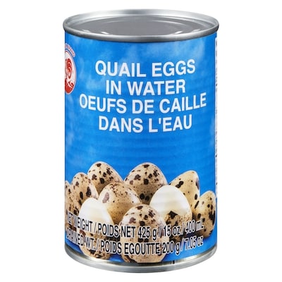 Cock Quail Eggs 425 g, $0.82/100g
