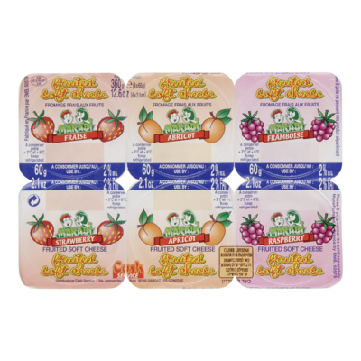 Makabi Soft Cheese Fruit Dessert 6x60.0 g, $2.50/100g