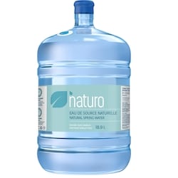 null Naturo Eau source naturelle 18 l, 0,04 $/100ml