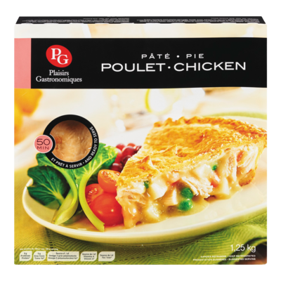 Plaisirs Gastronomiques Pâté au poulet  1.25 kg, 1,20 $/100g