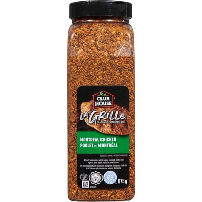 Club House La Grille Montreal Chicken Seasoning 675 g, $2.22/100g