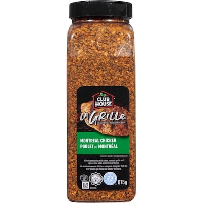 Club House Montreal Chicken Seasoning 675 g, $2.44/100g