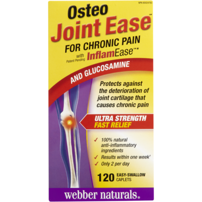 Webber Naturals Osteo Joint Ease For Chronic Pain 120 ea, $0.31/1ea
