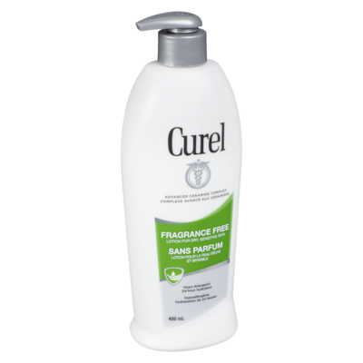 Fragrance Free Lotion, Hypo-Allergenic Body Moisturizer for Dry, Sensitive Skin