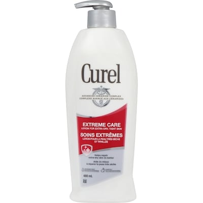 Curel Extreme Care Intensive Lotion, Body Moisturizer for Extra-Dry, Tight Skin 480 ml, $2.48/100ml