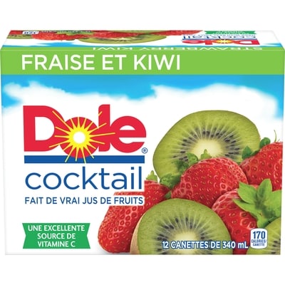 Dole Dole Fraise et Kiwi 12x340.0 ml, 0,17 $/100ml