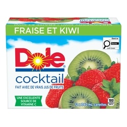 Dole Jus de fraise et kiwi 12x340.0 ml, 0,23 $/100ml