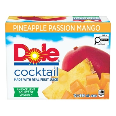 Dole Pineapple Passion Mango Juice  12x340.0 ml, $0.23/100ml