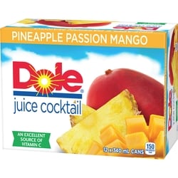Dole Pineapple Passion Mango Juice ml Zehrs