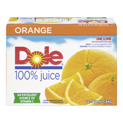 Dole Orange Juice  12x340.0 ml, $0.22/100ml