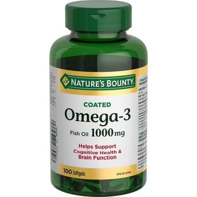 Nature's Bounty Omega-3 Fish Oil, 1000 mg, Softgels 100 ea, $0.30/1ea