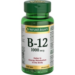 Nature's Bounty Vitamin B-12, 1000 mcg 100 ea, $0.17/1ea