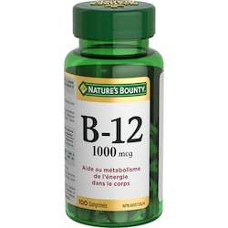 Nature’s Bounty Vitamine B12, 1 000 mcg 100 ea, 0,17 $/1ch