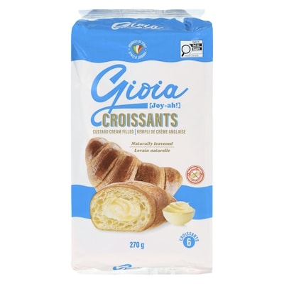 Mangiami Goia Croissants with Custard Cream Filling 250 g, $2.12/100g