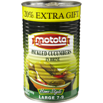Motola Kosher Pickled Cucumbers in Brine 670 g, $0.45/100g
