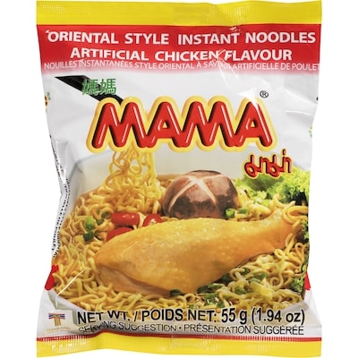 Mama Oriental Style Instant Noodles, Chicken 55 g, $1.44/100g