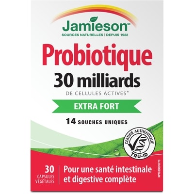 Jamieson Probiotique 30 Milliards 30 ea, 0,83 $/1ch