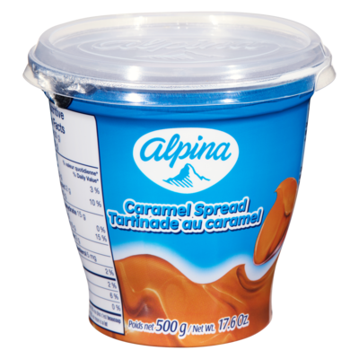 Alpina Arequipe, caramel 500 g, 1,20 $/100g